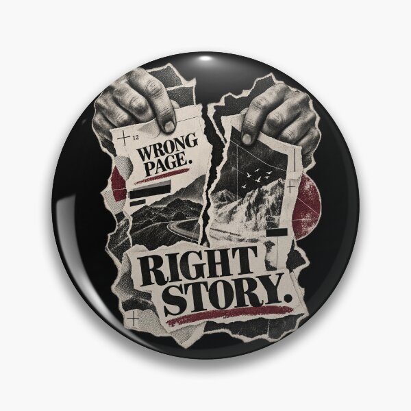 Item preview, Wrong Page, Right Story – Torn Editorial Collage designed and sold by Anyshca.
