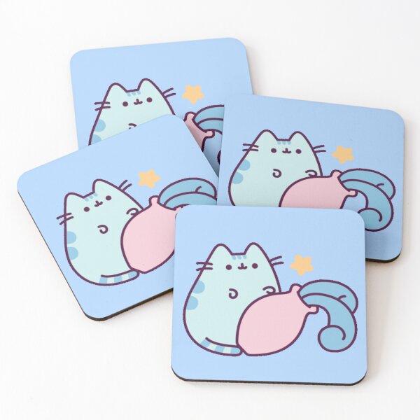 Item preview, aquarius pusheen!!! designed and sold by PLANET-VEE.