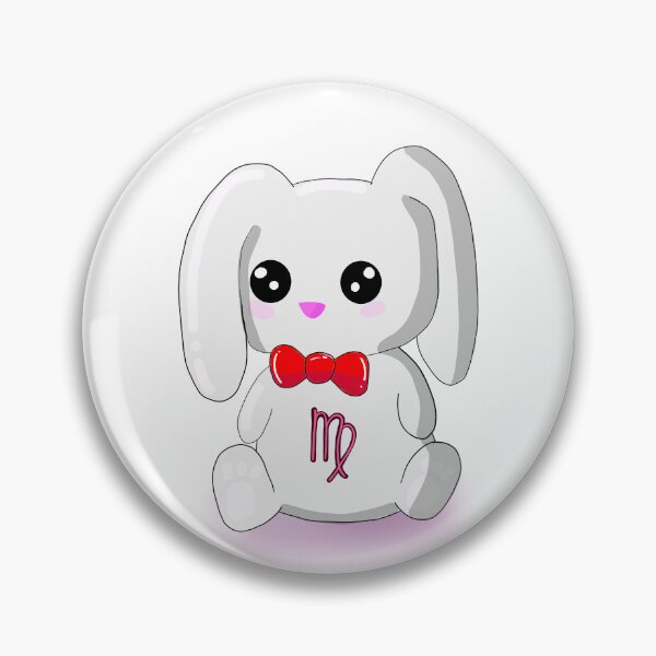 Item preview, Lil Virgo Rabbit - Red designed and sold by DoodlesbyEllieE.