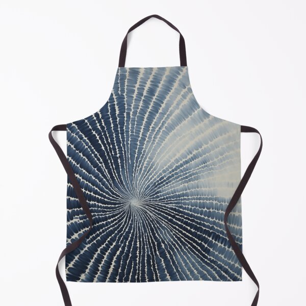 Artikelvorschau, Japanisches Shibori-Mandala in Indigoblau und Weiß entworfen und verkauft von KsaveraArt.