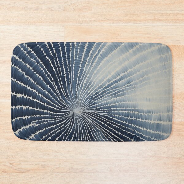 Item preview, Japanese Shibori Indigo Blue and White Mandala designed and sold by KsaveraArt.