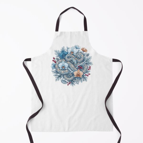 Item preview, Winter Botanical Corn Snake Orchid & Berry Wreath Design designed and sold by BirdsnStuff.
