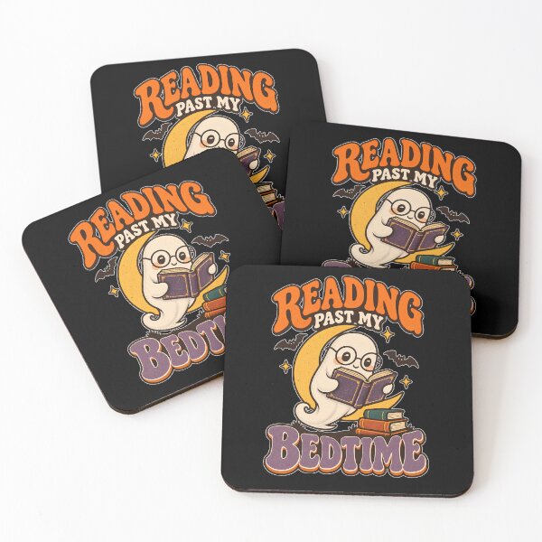 Item preview, Reading Past My Bedtime – Cute Halloween Book Lover designed and sold by Bawek85Designs.