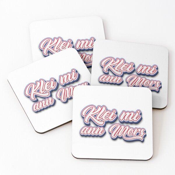 Item preview, Klei mi an Mors – Cheeky Low German saying in retro style designed and sold by Fies-und-Fein.