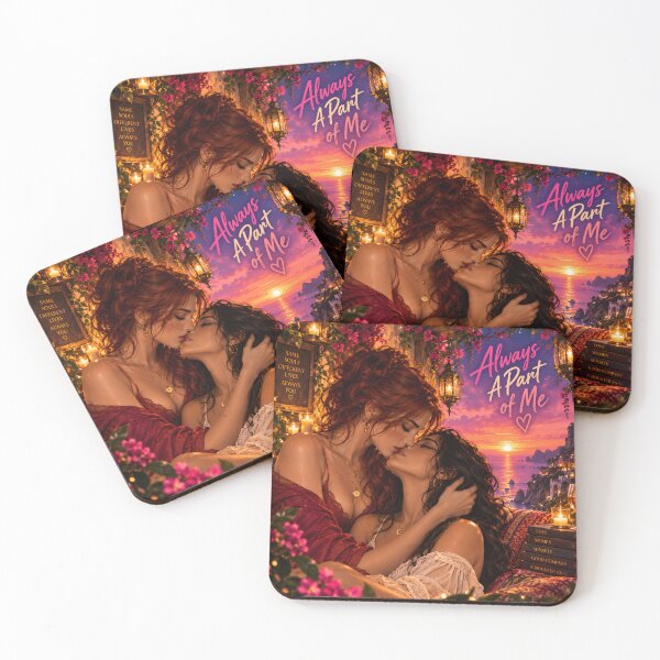 Item preview, Always A Part of Me Lesbian Love WLW Romantic Couple Art designed and sold by IRON SIREN.