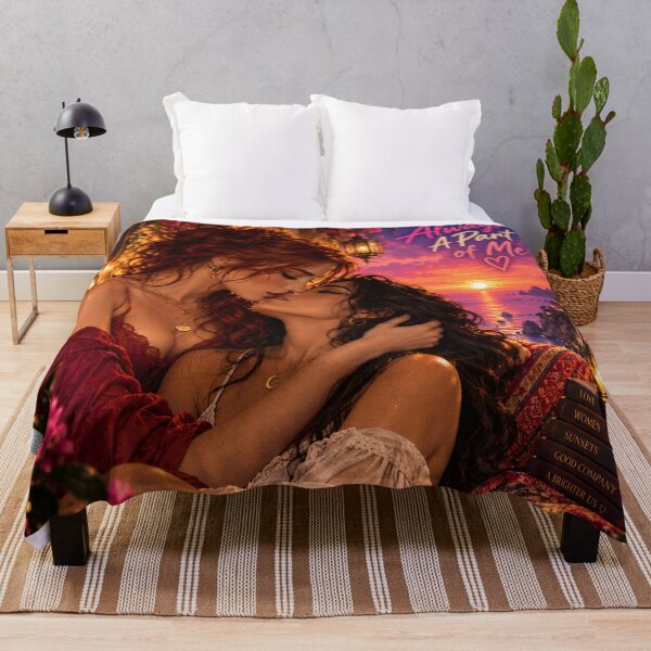Item preview, Always A Part of Me Lesbian Love WLW Romantic Couple Art designed and sold by IRON SIREN.