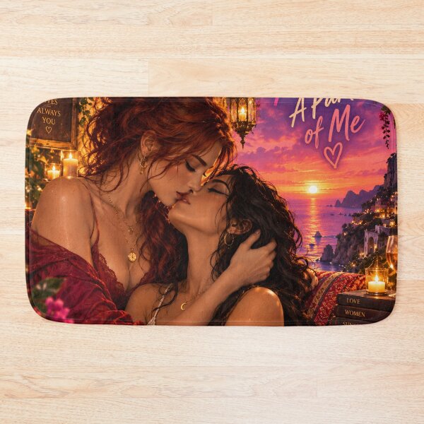 Item preview, Always A Part of Me Lesbian Love WLW Romantic Couple Art designed and sold by IRON SIREN.