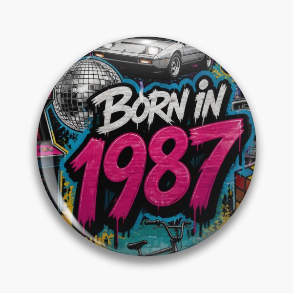 Item preview, Born in 1987 designed and sold by Meg_S_meG.