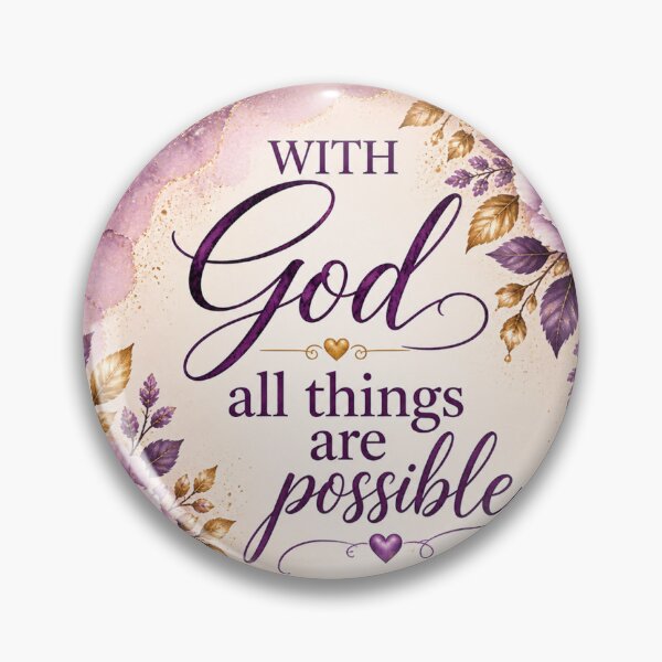 Item preview, With God All Things Are Possible designed and sold by Godisgr8t2me.