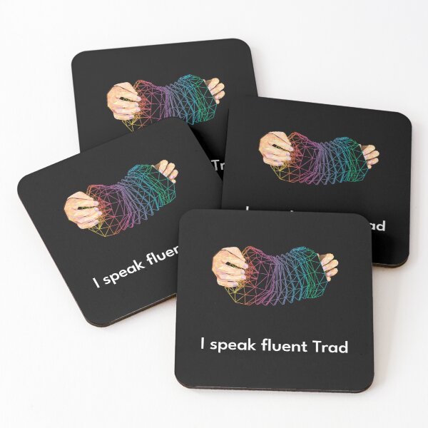 Item preview, I speak fluent Trad Concertina Lowpoly Colors designed and sold by TraDArt.