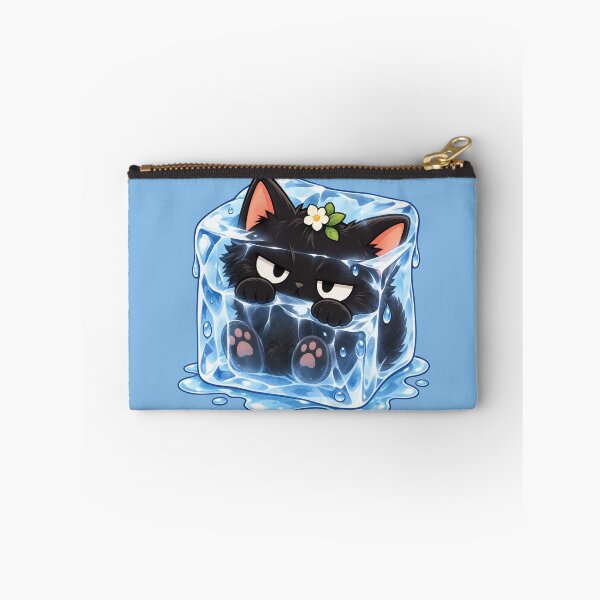 Item preview, Black Cat Trapped Inside a Melting Ice Cube designed and sold by Frezcola.