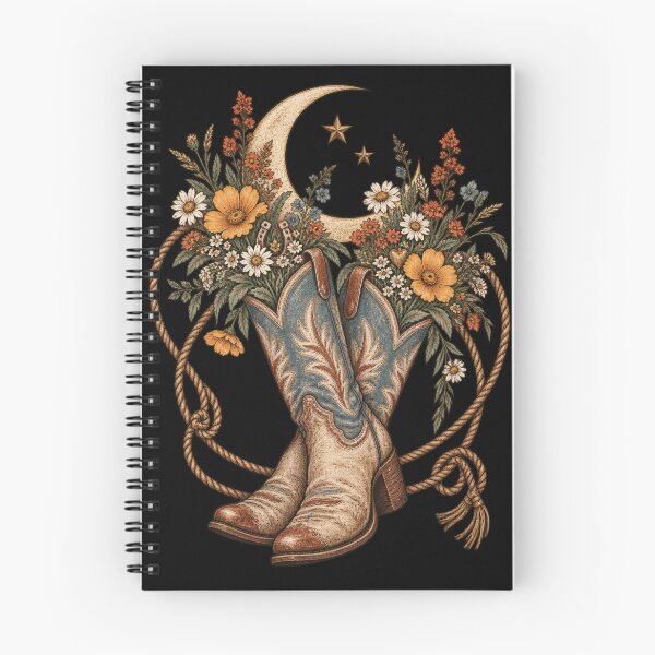 Item preview, Western Wildflower Cowboy Boots designed and sold by 966 A.D..