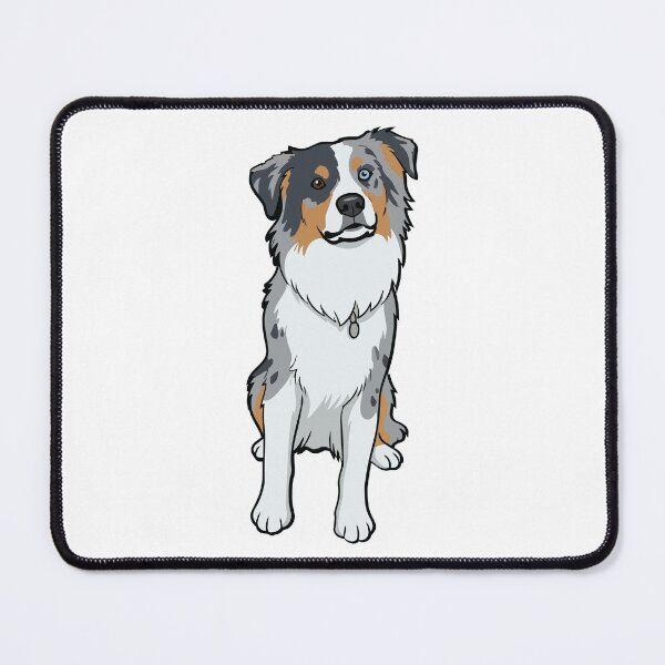 Item preview, Cute Australian Shepherd Sticker designed and sold by Bluek9sDesign.