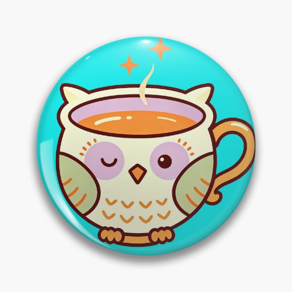 Item preview, Starry-Eyed Owl Latte Cup – Cute Cozy Coffee1 designed and sold by urmoments.