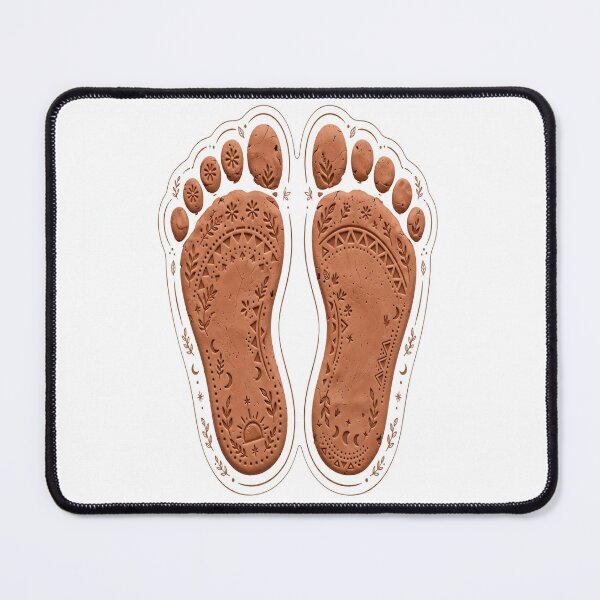 Item preview, Footprints in Clay — Earthy First Steps Boho Trail designed and sold by Mahesh Tolani.