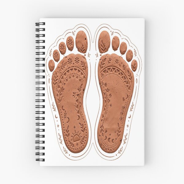 Item preview, Footprints in Clay — Earthy First Steps Boho Trail designed and sold by Mahesh  Tolani.