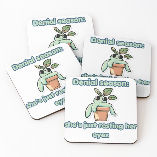 Item preview, Denial Season Resting Eyes Funny Plant Design designed and sold by FashionDollQtr.