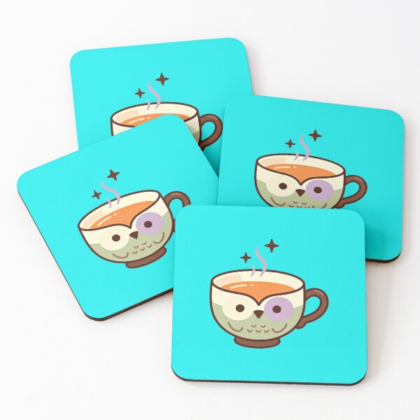 Item preview, Starry-Eyed Owl Latte Cup – Cute Cozy Coffee2 designed and sold by urmoments.