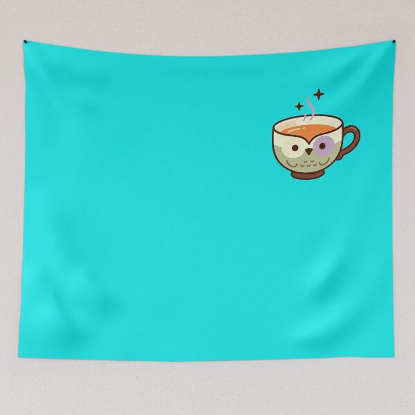 Item preview, Starry-Eyed Owl Latte Cup – Cute Cozy Coffee2 designed and sold by urmoments.