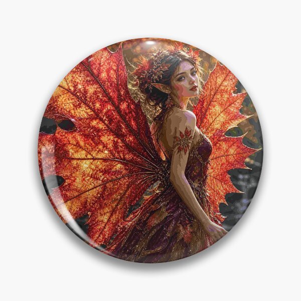 Item preview, Autumn Maple Leaf Fairy Enchantment designed and sold by Storybook Botanica.