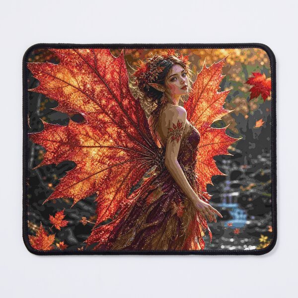 Item preview, Autumn Maple Leaf Fairy Enchantment designed and sold by Storybook Botanica.