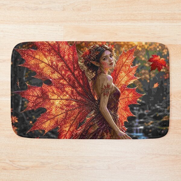 Item preview, Autumn Maple Leaf Fairy Enchantment designed and sold by Storybook Botanica.