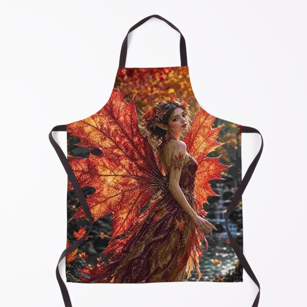 Item preview, Autumn Maple Leaf Fairy Enchantment designed and sold by Storybook Botanica.