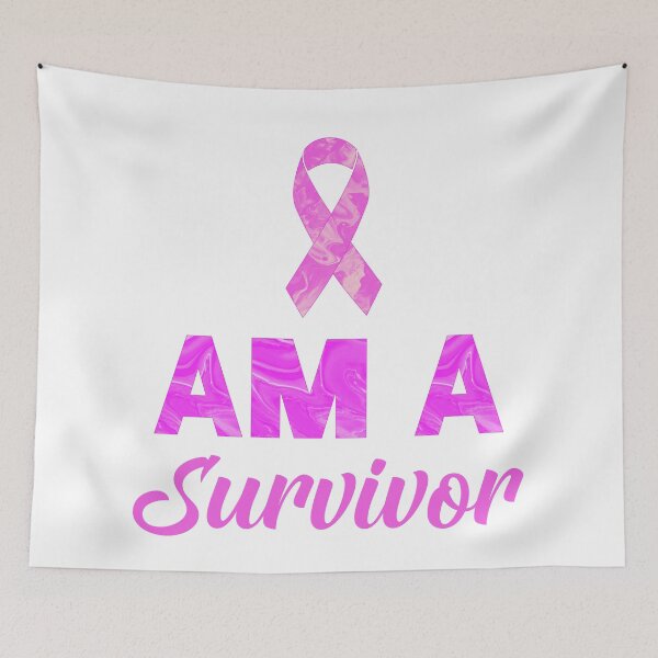 Item preview, Support Ribbon Pink 17 - Flow Art / Pour Painting - jdp-22-0023 designed and sold by ANomadDesigns.