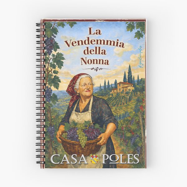 Item preview, La Vendemmia della Nonna - Vintage Italian Vineyard Poster designed and sold by Umpsilk.