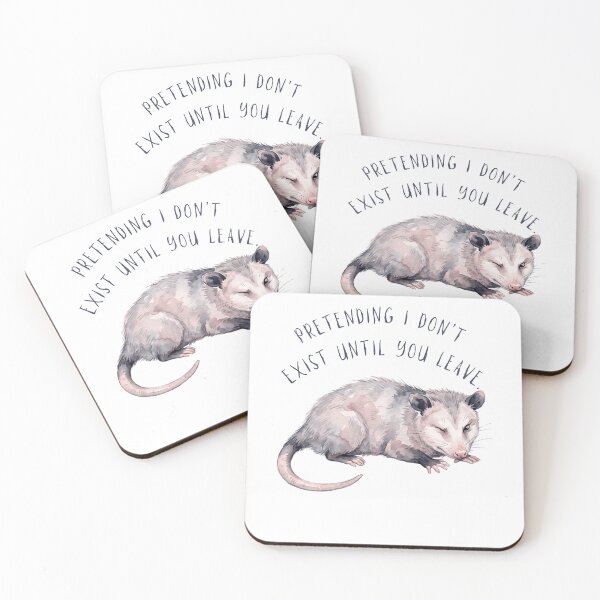 Item preview, Opossum Pretending I Dont Exist designed and sold by Tiffany Roy.