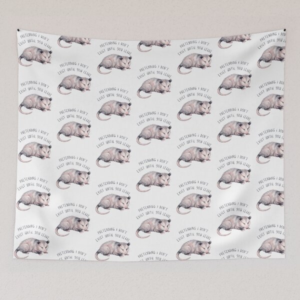 Item preview, Opossum Pretending I Dont Exist designed and sold by Roy & Tiffany.