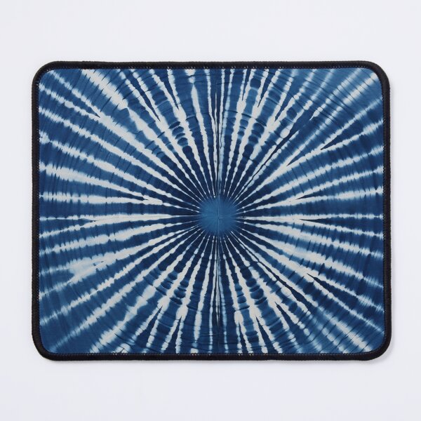 Item preview, Japanese Shibori Indigo Blue and White Mandala designed and sold by KsaveraArt.