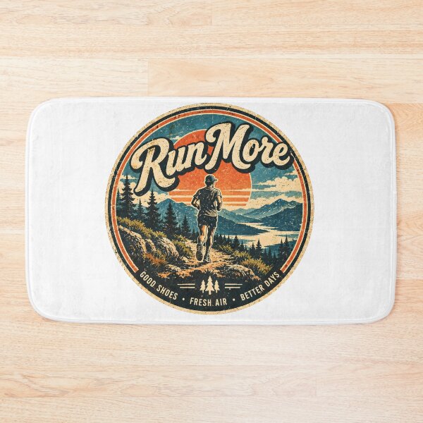 Item preview, Running – Vintage Retro Logo for Running Enthusiasts designed and sold by Dax Studio.