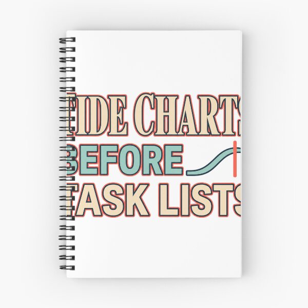 Item preview, Tide Charts Before Task Lists designed and sold by aihrgdesign.