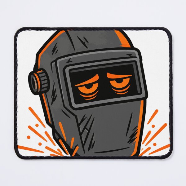 Item preview, Welder Humor Tired Welding Helmet designed and sold by Alphakenon.