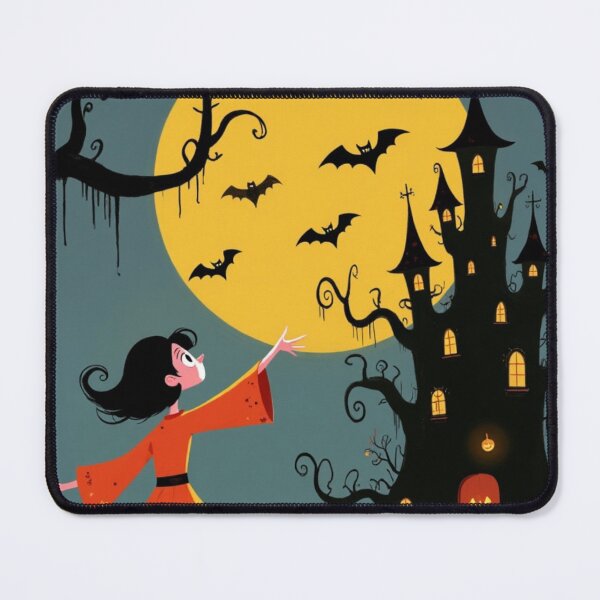 Item preview, Halloween Witch Under the Moon designed and sold by Mary Spencer.
