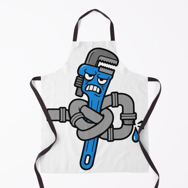 Item preview, Plumber Humor Tangled Pipe Wrench designed and sold by Alphakenon.