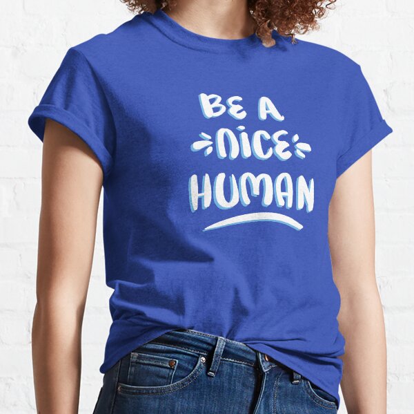 Item preview, Be a Nice Human – Blue & White Palette designed and sold by Cat Coquillette.