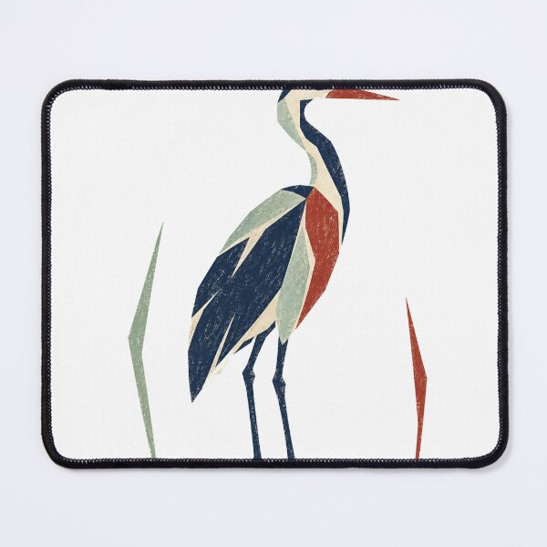 Item preview, Marsh Sentinel Blockprint designed and sold by aihrgdesign.