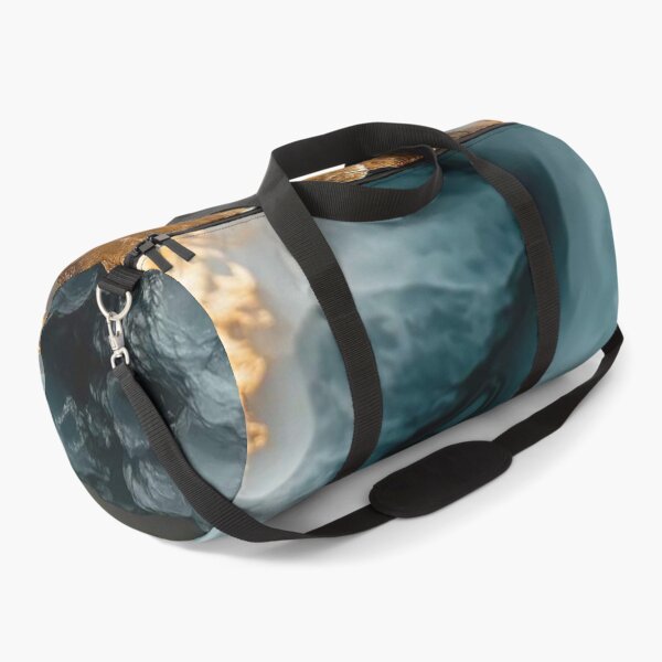 Item preview, Teal Agate Geode with Gold Veins — Luxury Mineral Crystal Texture designed and sold by LYAN-STORE.