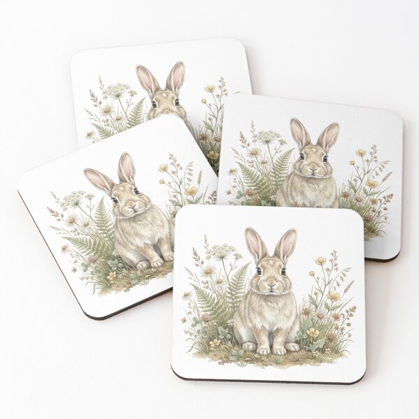 Item preview, Rabbit Nature Illustration Design designed and sold by Art Solom.