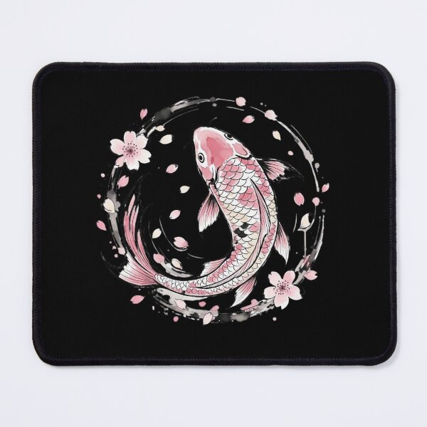Item preview, Sakura Koi Fish Art, Cherry Blossom Design designed and sold by gkhanco.