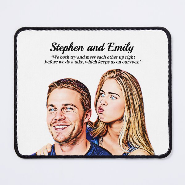 Item preview, Stephen Amell and Emily Bett Rickards designed and sold by Joy Michelle's Art Shop.