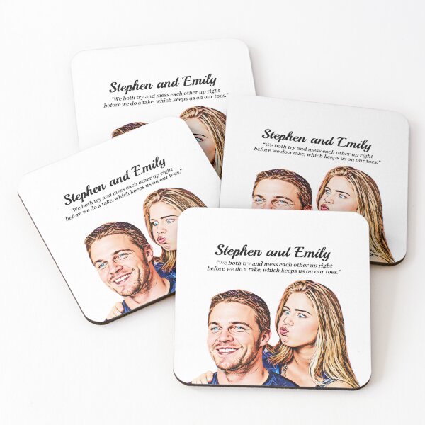 Item preview, Stephen Amell and Emily Bett Rickards designed and sold by Joy Michelle's Art Shop.