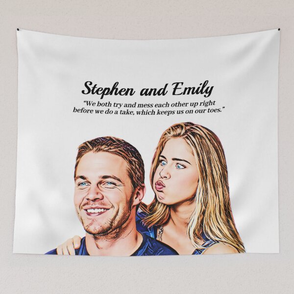 Item preview, Stephen Amell and Emily Bett Rickards designed and sold by Joy Michelle's Art Shop.