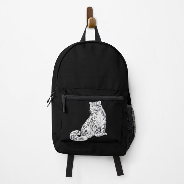 Item preview, Snow Leopard with Green Eyes – Majestic Wildlife Art designed and sold by ManJiangHong.