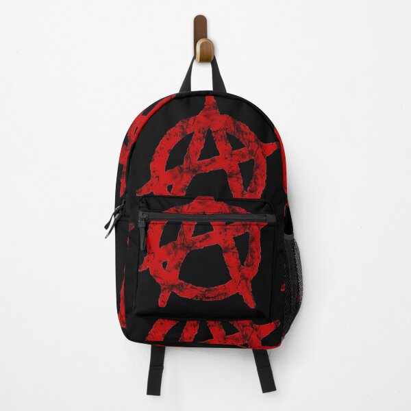 Item preview, Distressed Red Anarchist Anarchy Symbol designed and sold by MathWare MathClips.