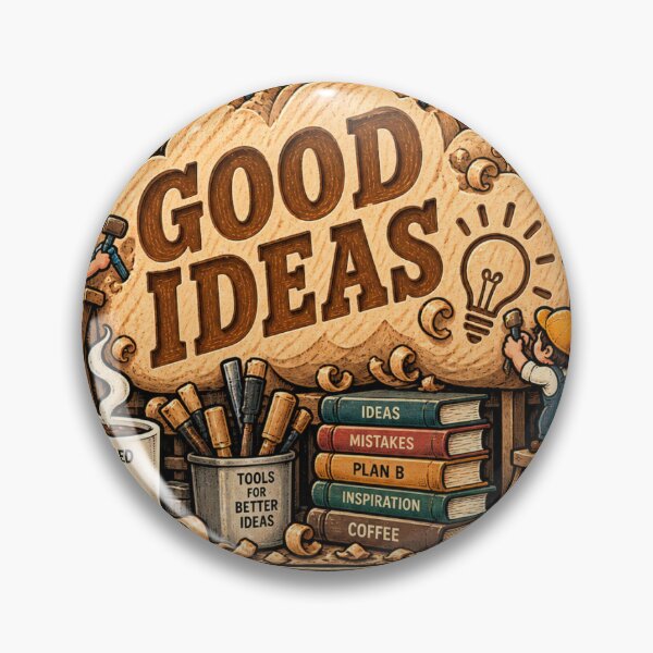 Item preview, Good Ideas Made by Overthinking – Funny Creative Workshop designed and sold by NarpLTD.