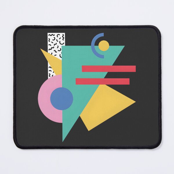 Item preview, Memphis Style Retro Pattern with Bold Colors and Geometric Shapes designed and sold by Mbarak Nafa.