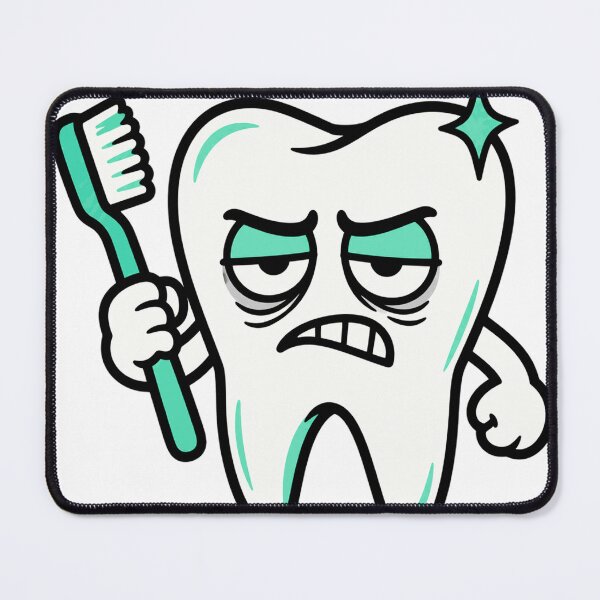 Item preview, Dentist Humor Tired Molar Toothbrush designed and sold by Alphakenon.